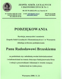 2008 - Światowy Dzień Przedsiębiorczości