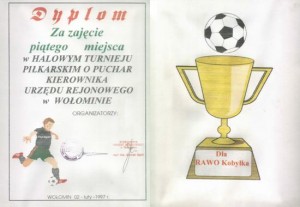 1997 - Udział w turnieju piłkarskim