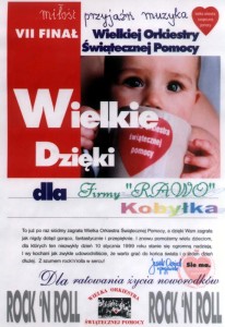 1999 - Wielka Orkiestra Światecznej Pomocy