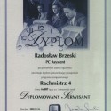 InsERT (2002) Dyplomowany Serwisant programu Rachmistrz 4