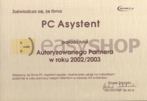 2003 - Easy Shop - system sklepu internetowego