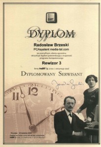 InsERT (2004) Dyplomowany Serwisant programu Rewizor 3