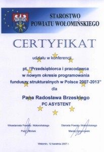 2007 - Konferencja Przedsiębiorca i Pracodawca
